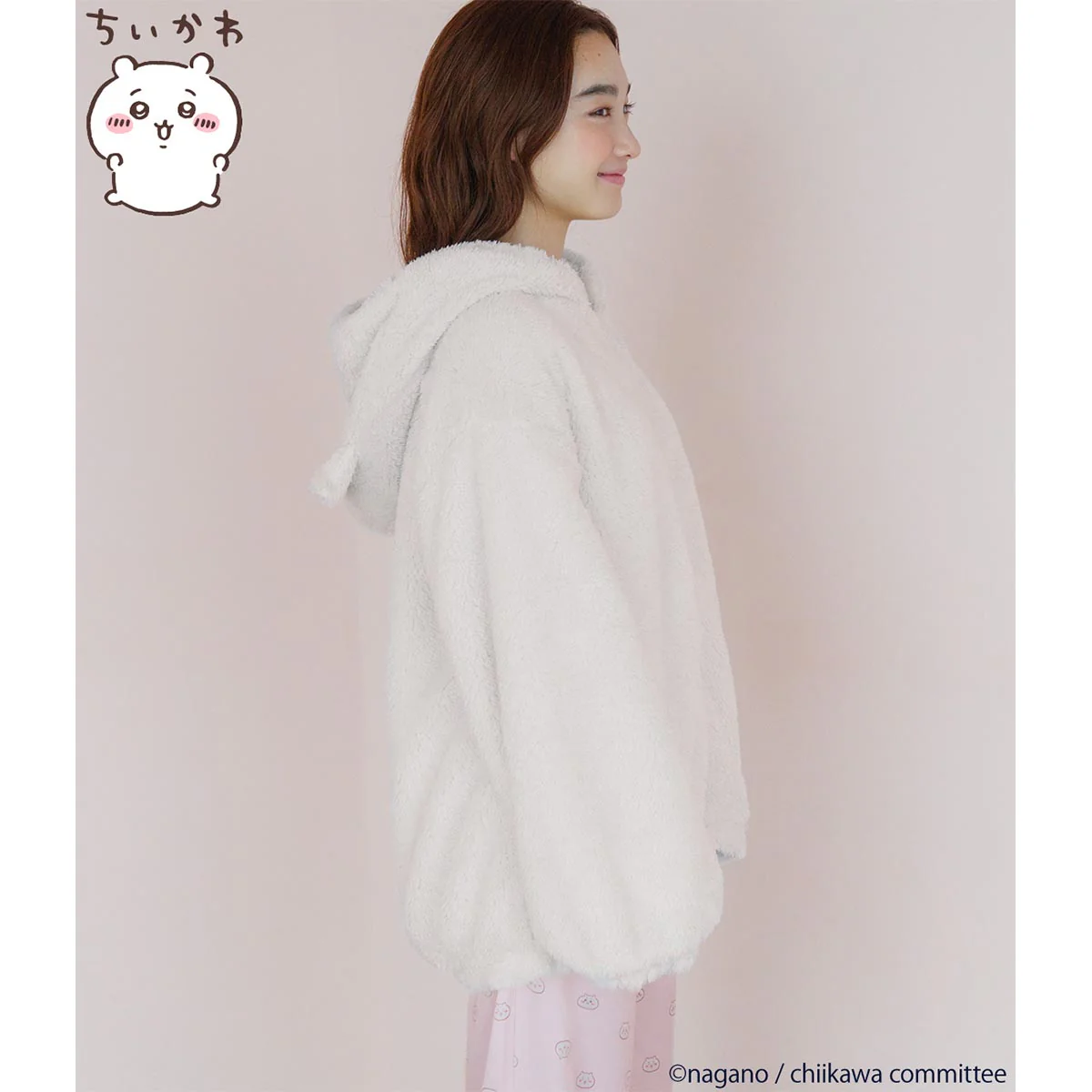 ちいかわ リバーシブルボアフーディ - Image 6