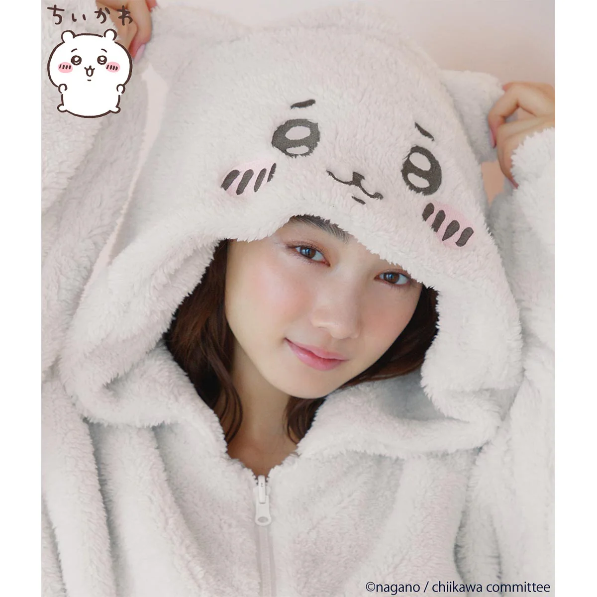 ちいかわ リバーシブルボアフーディ - Image 7