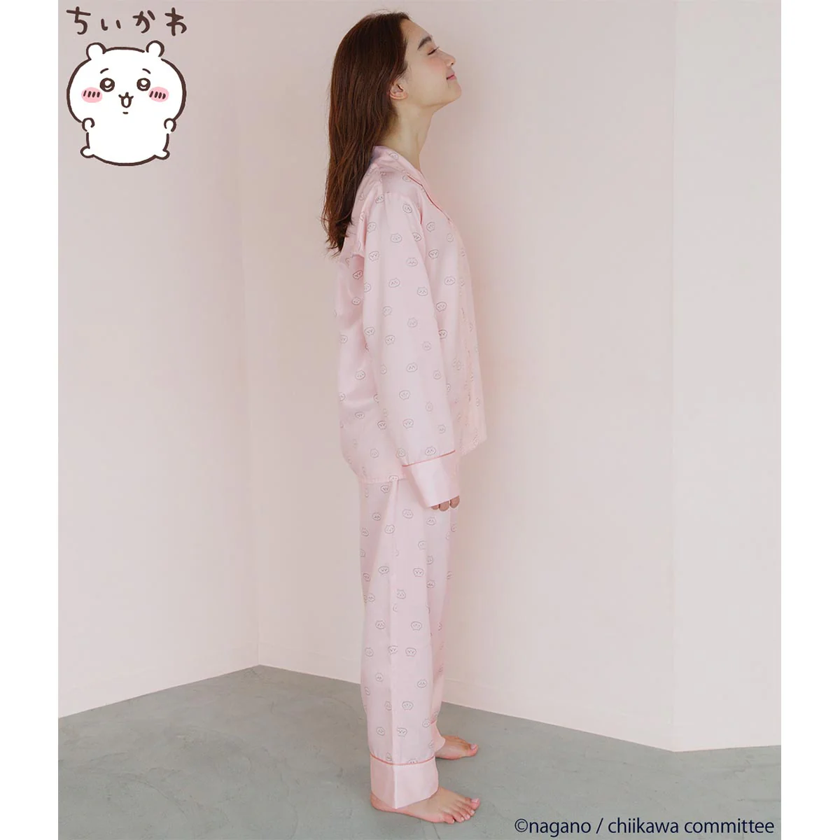 ちいかわ 裏起毛サテンシャツパジャマ - Image 5