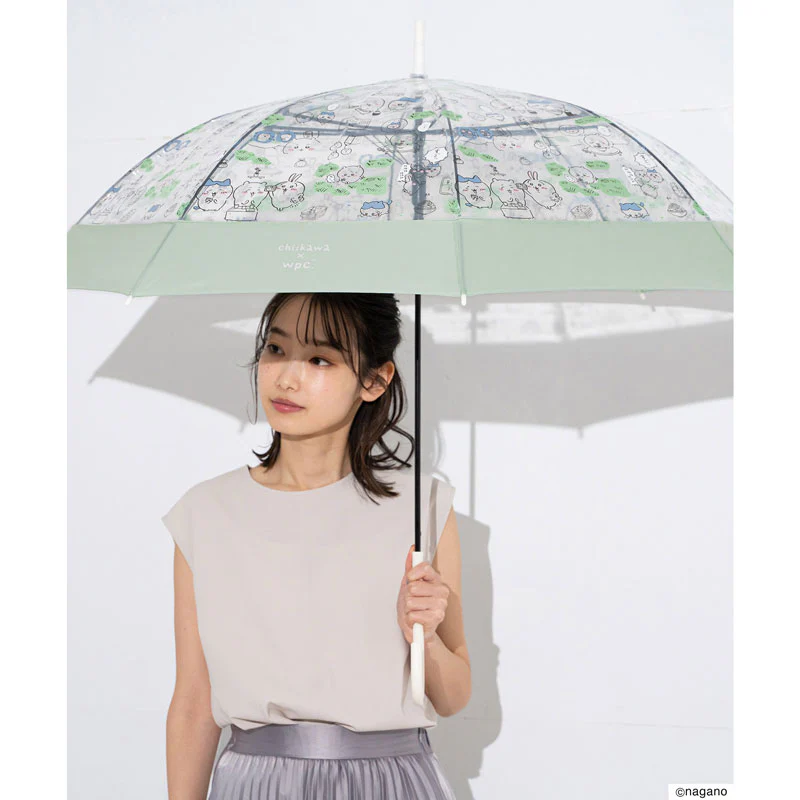 ちいかわ ビニール傘（草むしり検定柄） - Image 3
