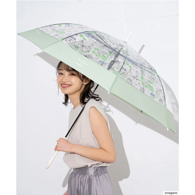 ちいかわ ビニール傘（草むしり検定柄） - Image 4