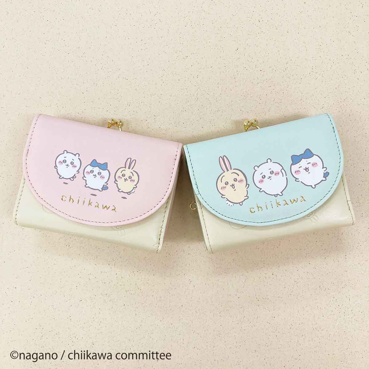 ちいかわ プリント口金財布（ピンク） - Image 2