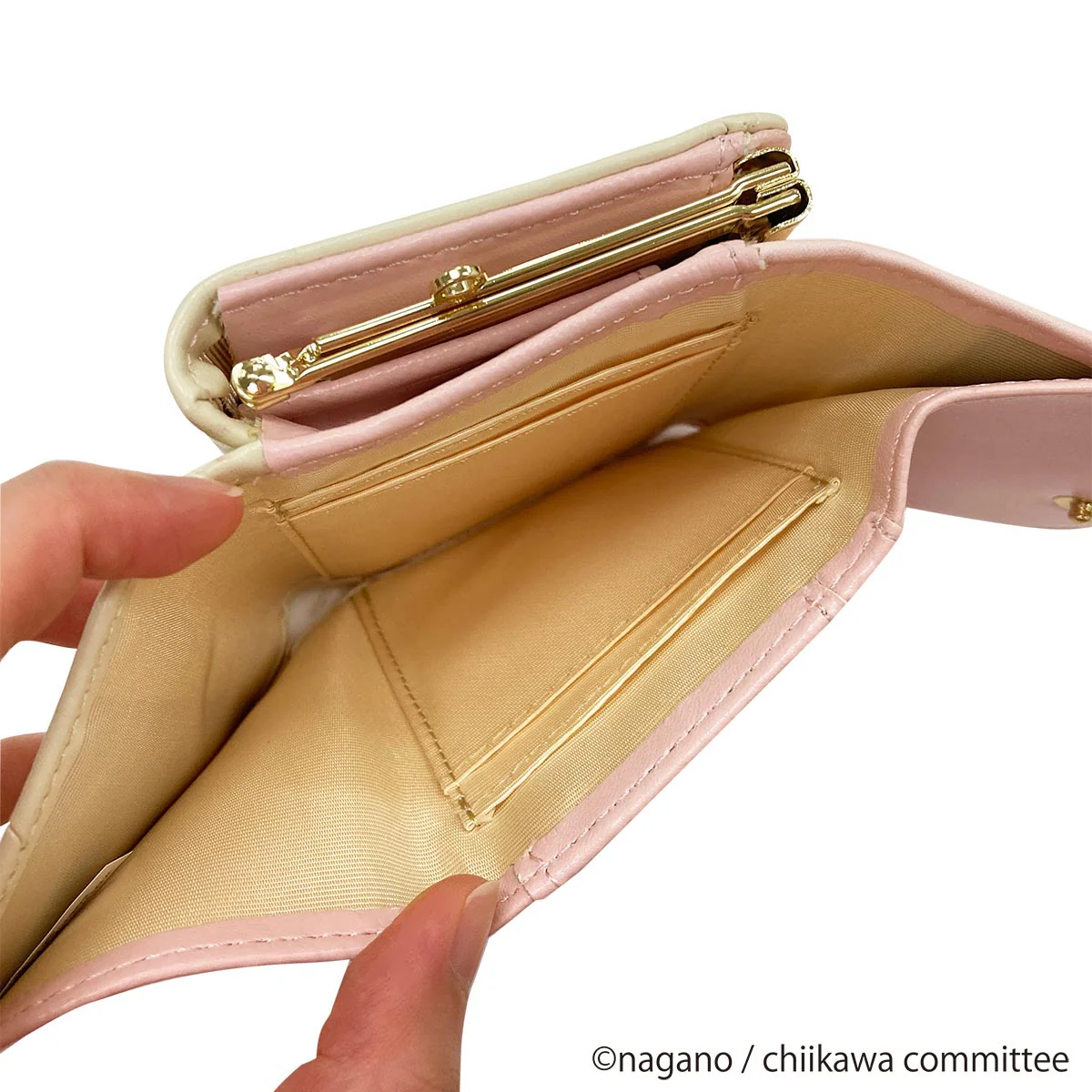 ちいかわ プリント口金財布（ピンク） - Image 5