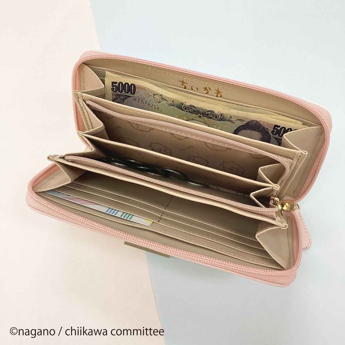 ちいかわ バッジラウンド長財布（ハチワレ） - Image 3