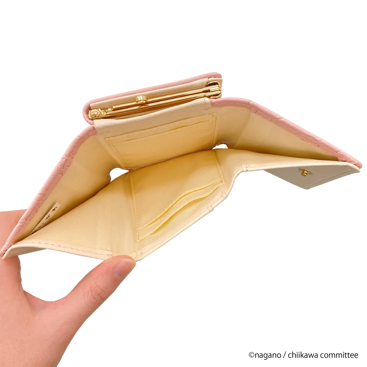 ちいかわ サテンリボン付き型押し口金財布（うさぎ） - Image 6