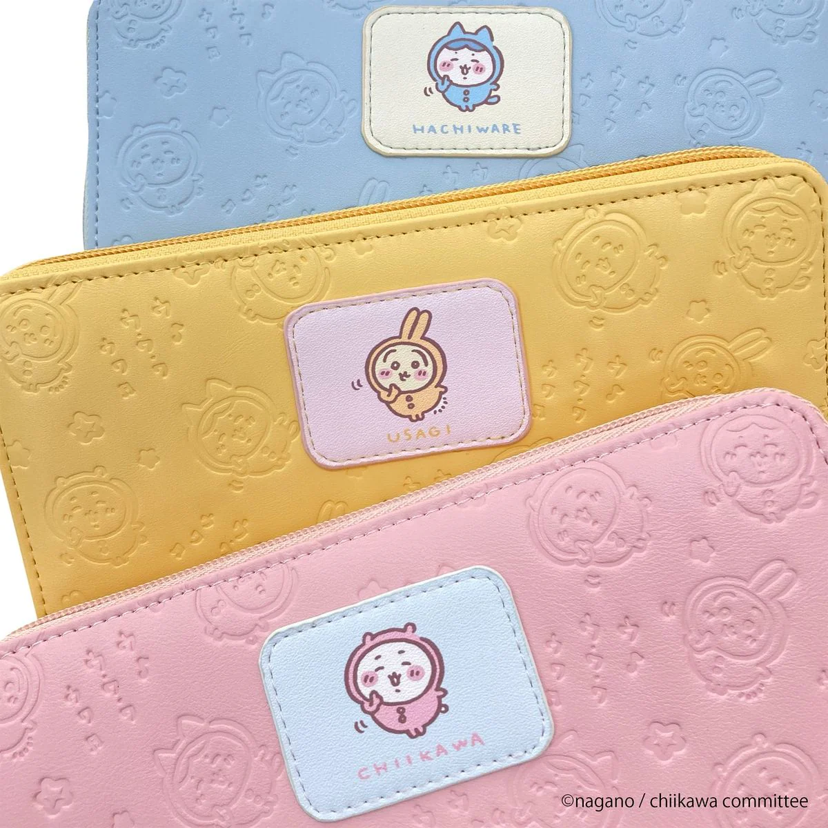 ちいかわ プリントワッペン型押し長財布（ハチワレ) - Image 4