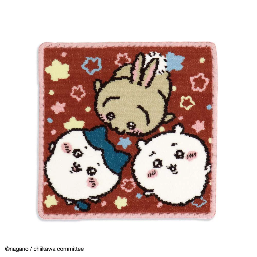 ちいかわ シェニール織タオルハンカチ(キラキラ ピンク) - Image 2