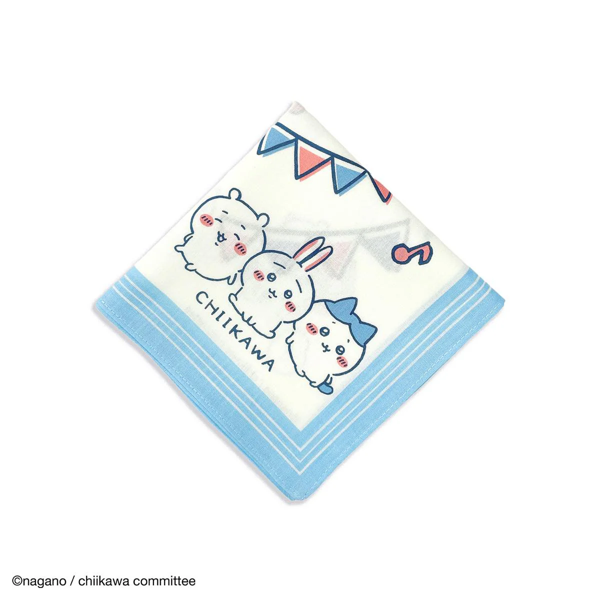 ちいかわ ハンカチ（スロット ブルー） - Image 2