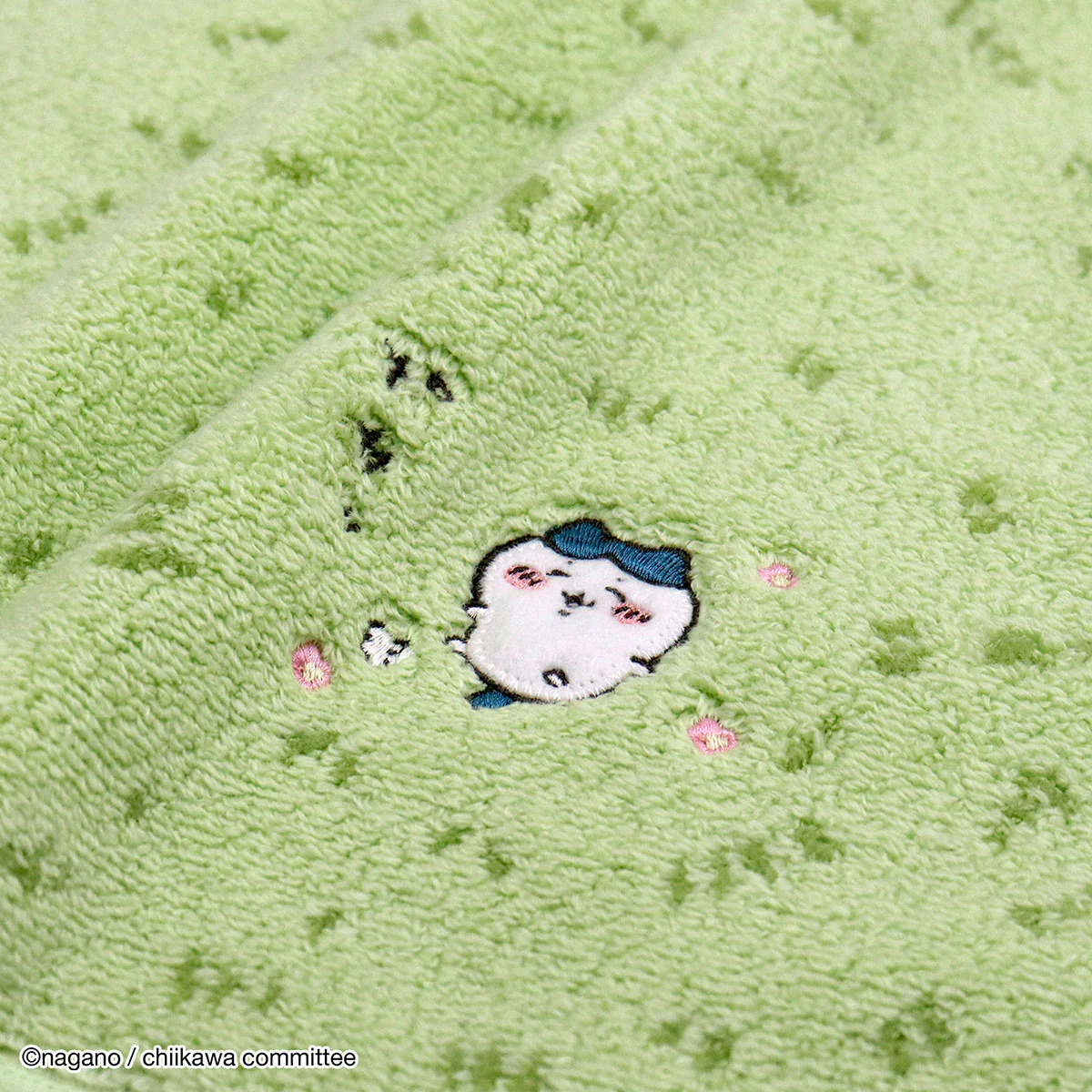 ちいかわ タオルハンカチ（草むら グリーン） - Image 2