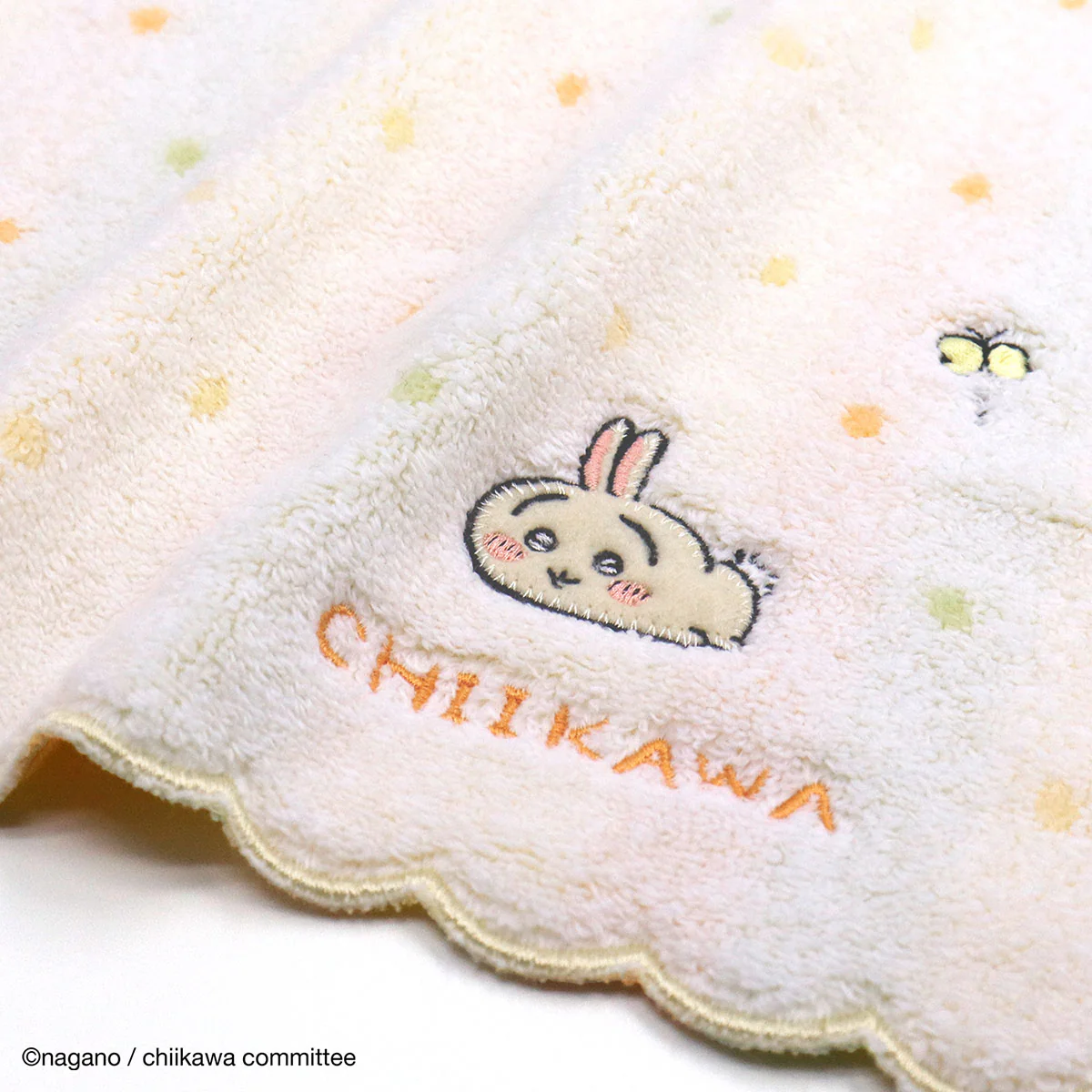 ちいかわ タオルハンカチ（ドット イエロー） - Image 2