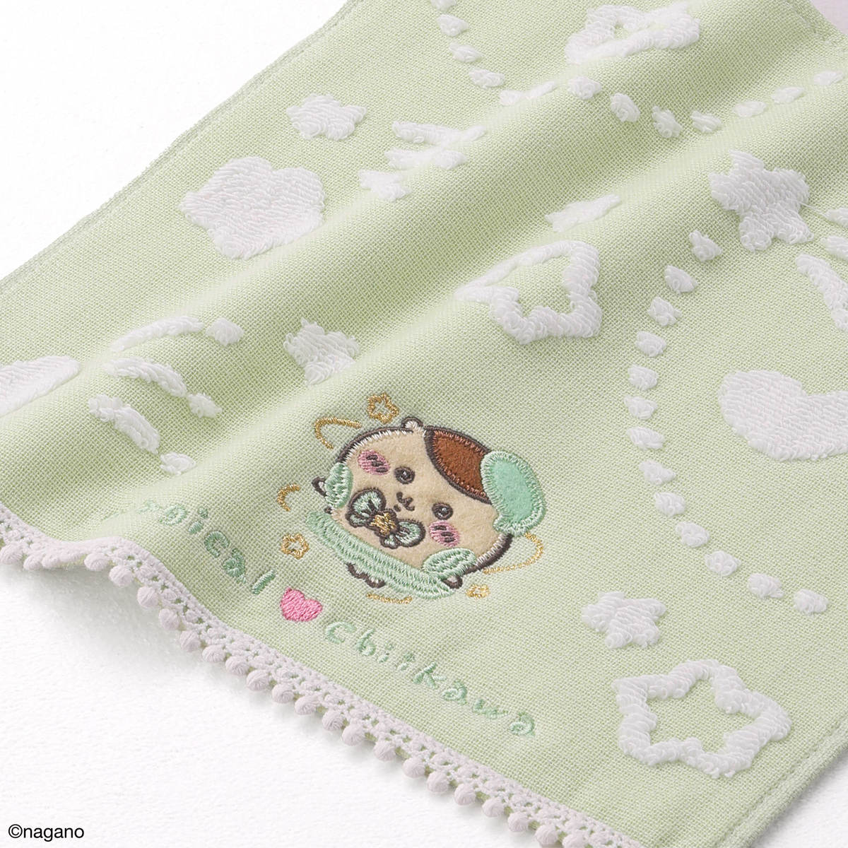 ちいかわ まじかるちいかわ タオルハンカチ（変身だ・グリーン） - Image 2