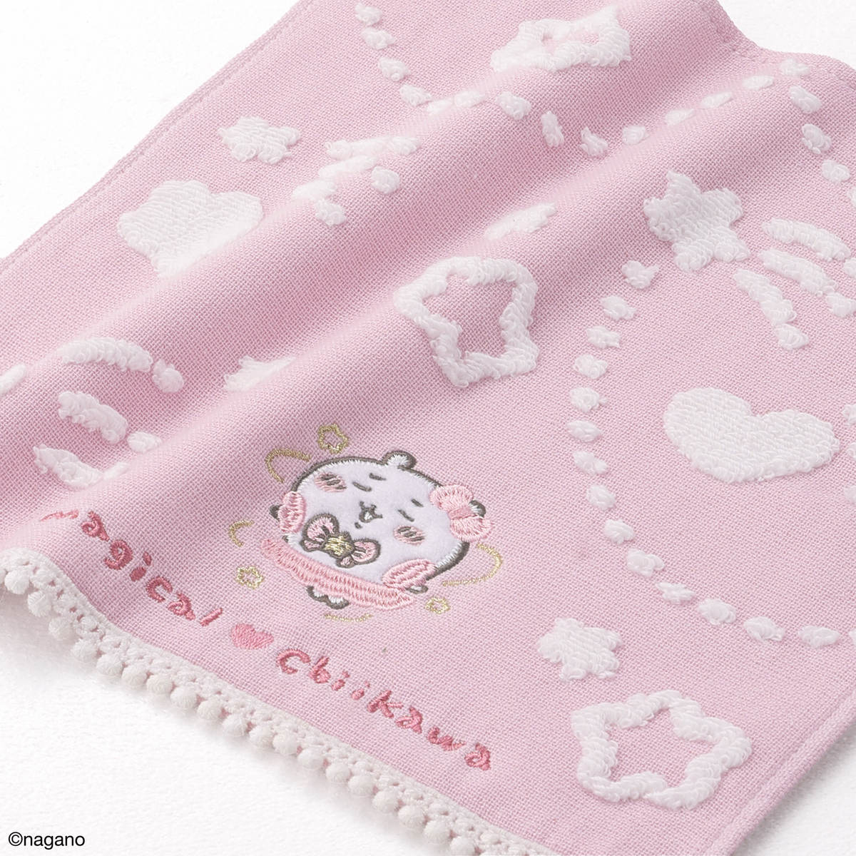 ちいかわ まじかるちいかわ タオルハンカチ（変身だ・ピンク） - Image 2
