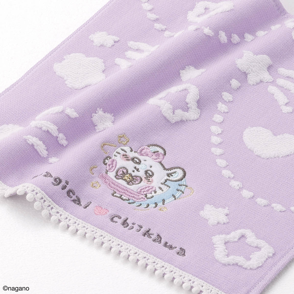 ちいかわ まじかるちいかわ タオルハンカチ（変身だ・パープル） - Image 2