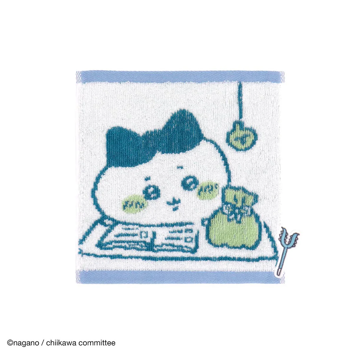 ちいかわ タオルハンカチ(おうち ブルー)