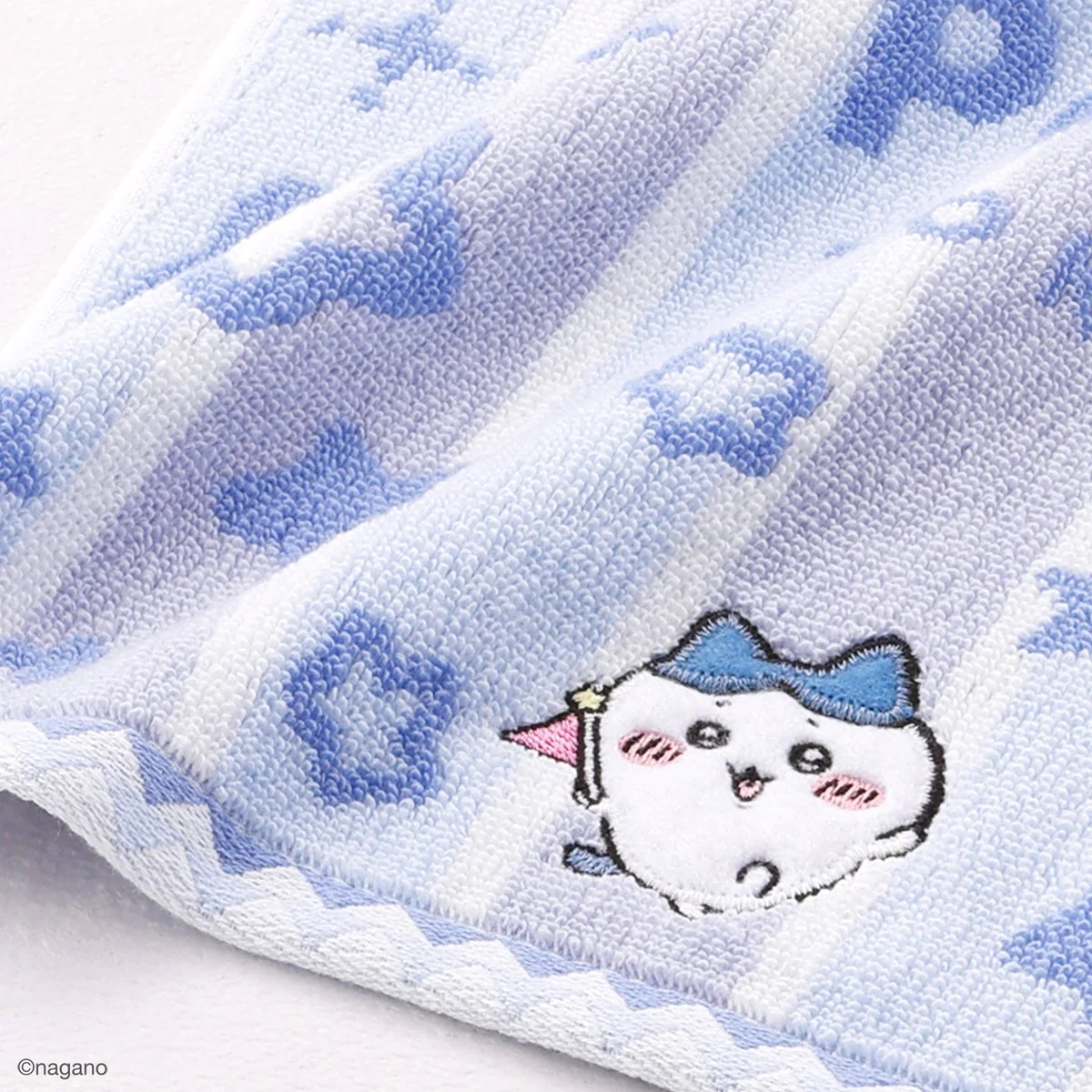 ちいかわ ちいかわパーク ストライプ ミニタオルハンカチ（ブルー） - Image 2