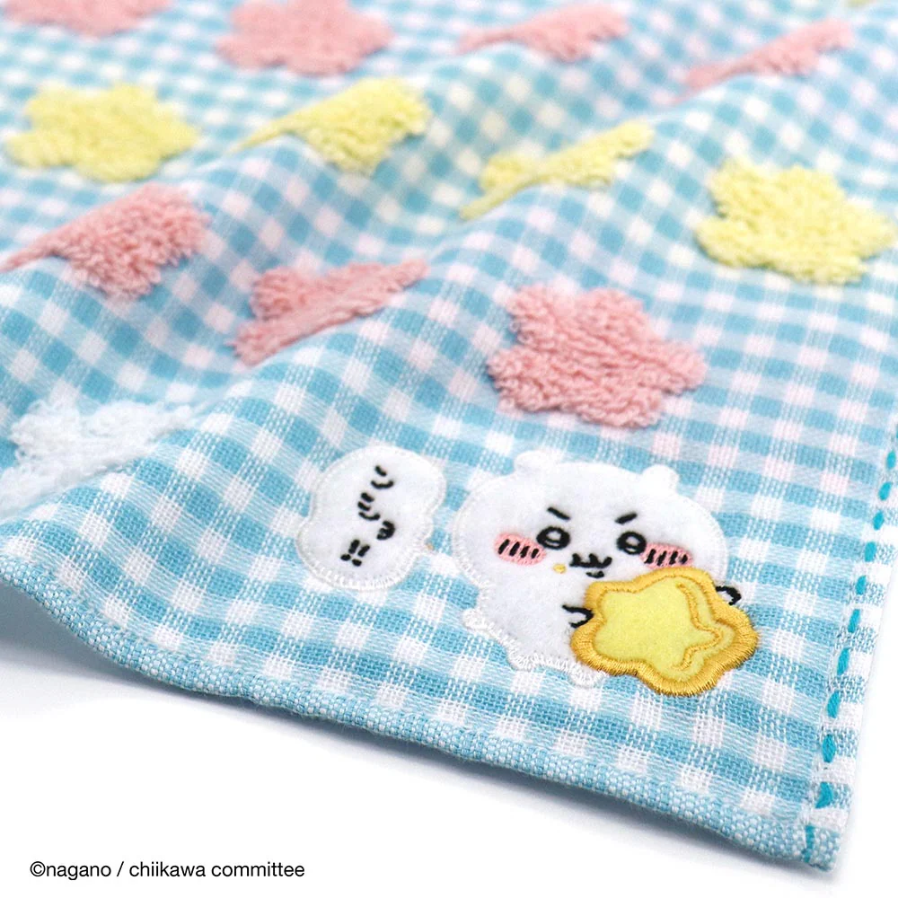 ちいかわ タオルハンカチ（スター ブルー） - Image 2