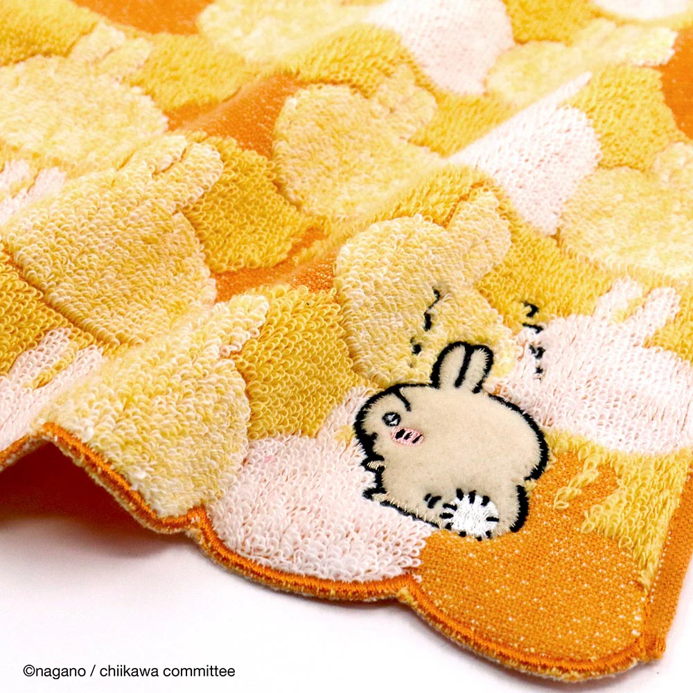 ちいかわ タオルハンカチ（おかお イエロー） - Image 2
