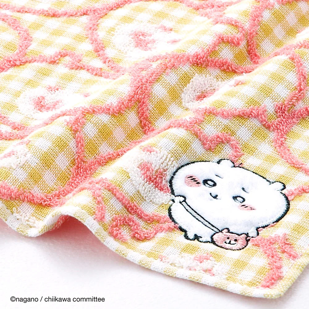 ちいかわ タオルハンカチ（ポシェット イエロー） - Image 2