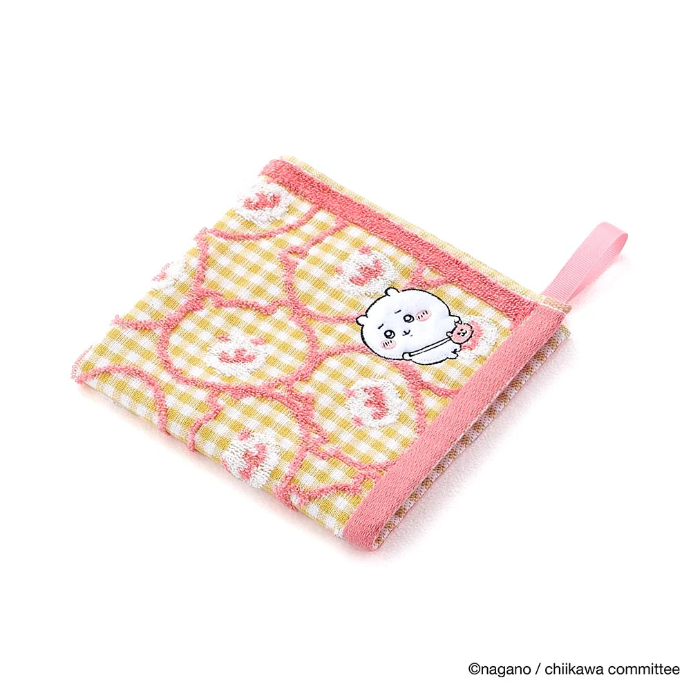 ちいかわ ウォッシュタオル（ポシェット イエロー） - Image 2