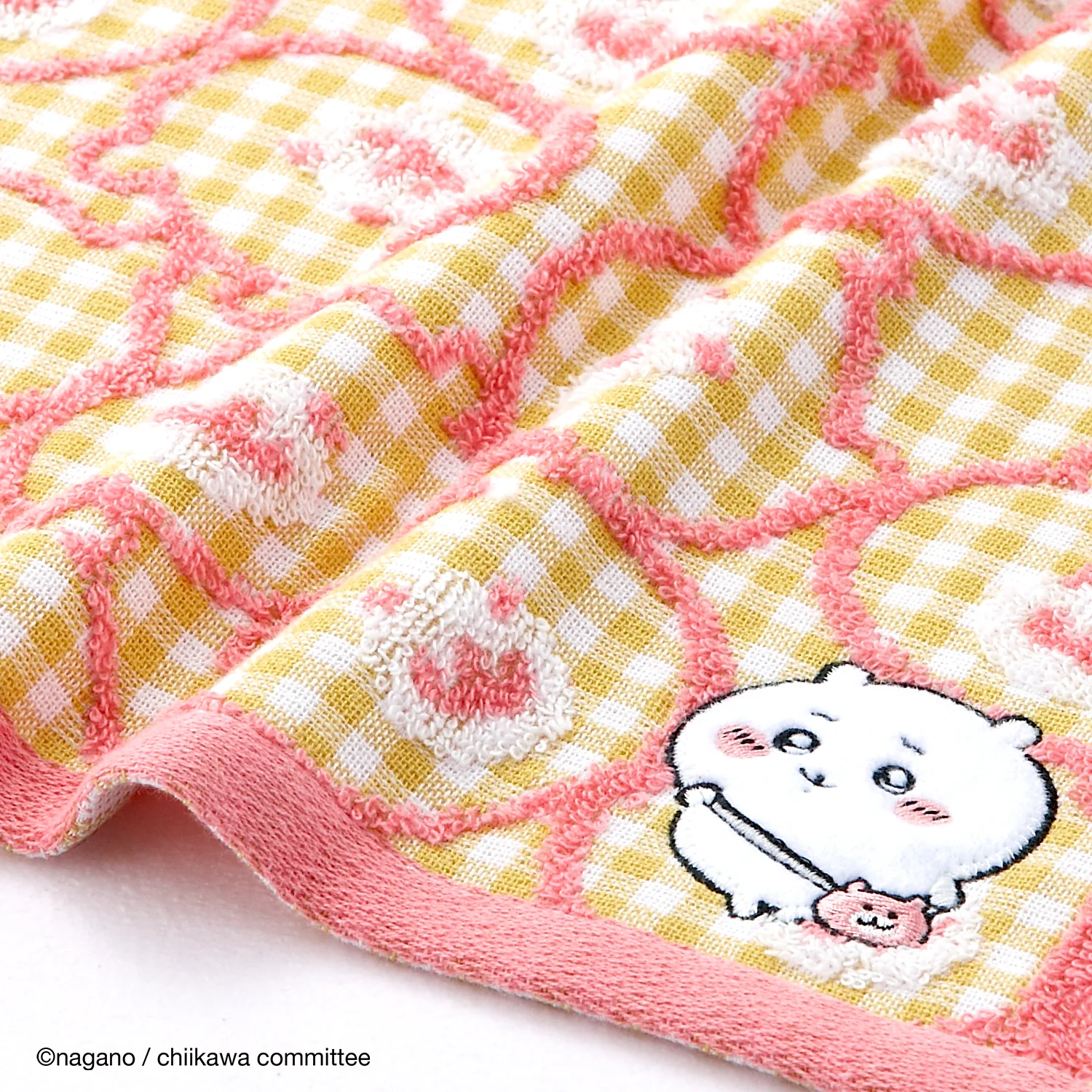 ちいかわ フェイスタオル（ポシェット イエロー） - Image 3