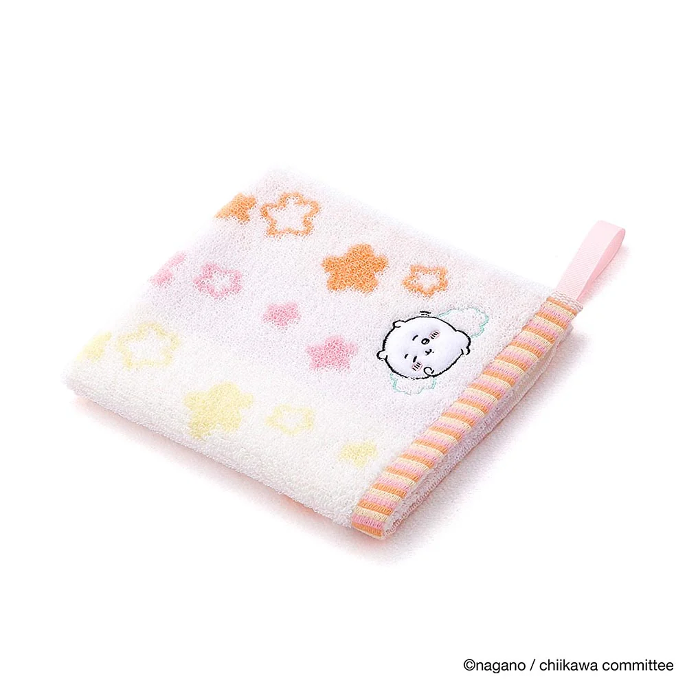ちいかわ ウォッシュタオル（ポップスター オレンジ） - Image 2