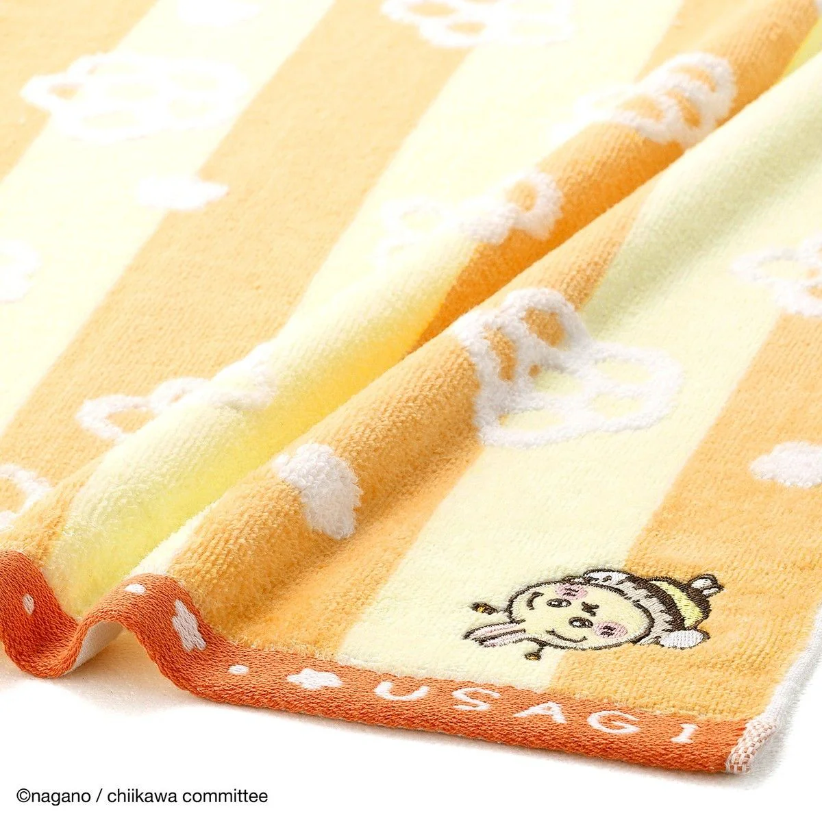 ちいかわ フェイスタオル（蜂たち イエロー） - Image 2
