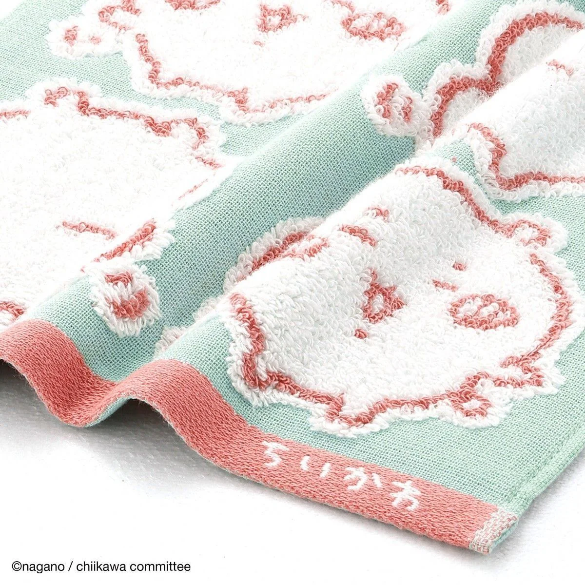 ちいかわ タオルハンカチ（イエ― グリーン） - Image 2