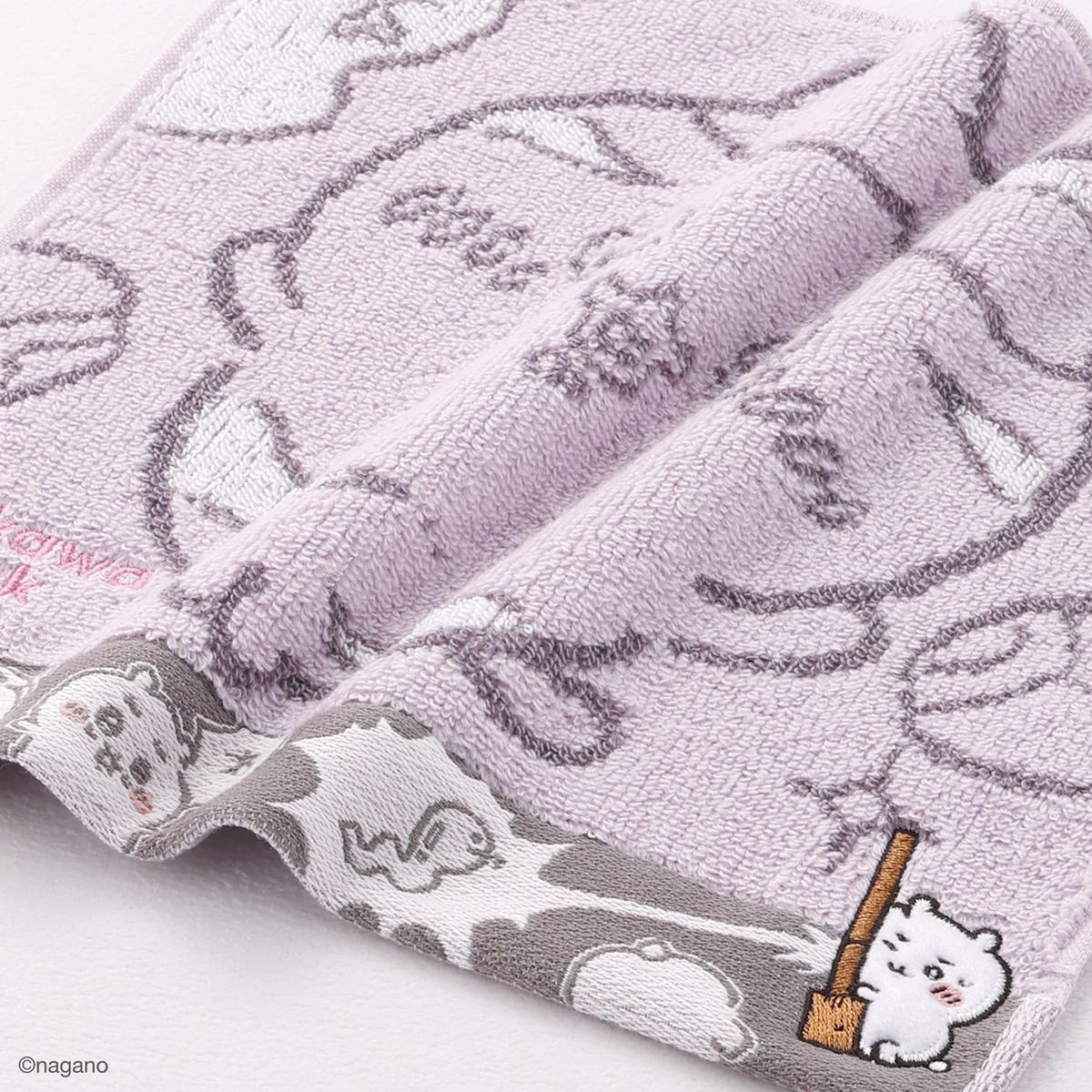 ちいかわ ちいかわパーク 拾魔 ミニタオルハンカチ（ハチワレ） - Image 2