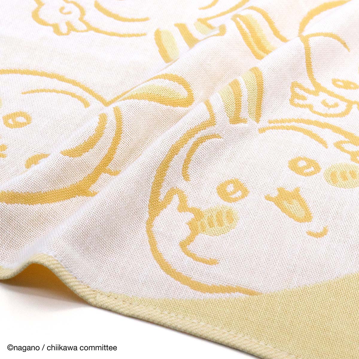 ちいかわ ウォッシュタオル(ピース イエロー) - Image 3