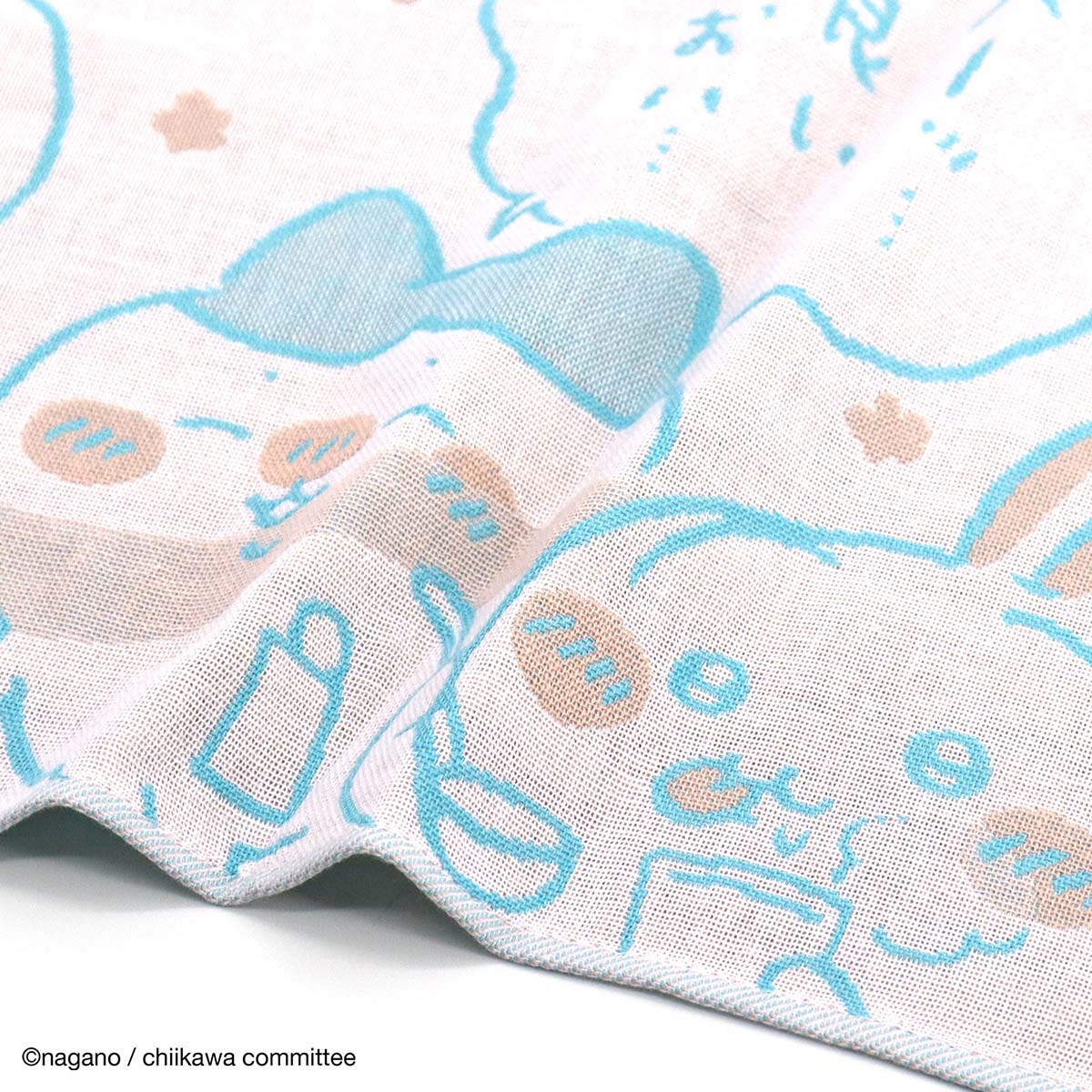 ちいかわ ウォッシュタオル（ほのぼの ブルー） - Image 3