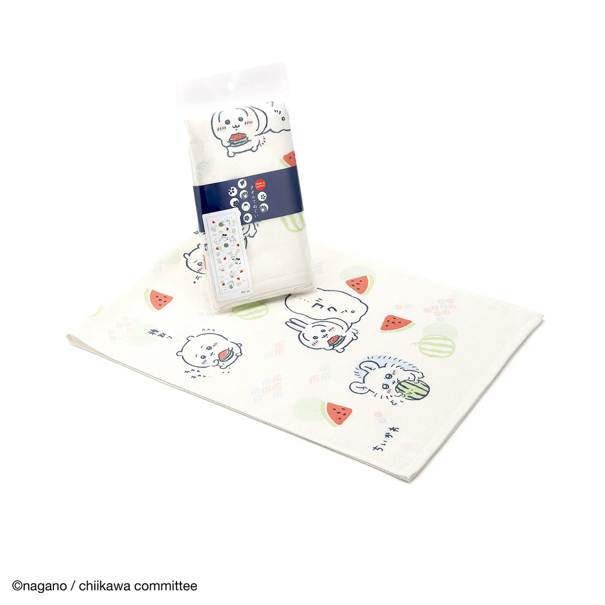 ちいかわ 手ぬぐいタオル(スイカの季節)