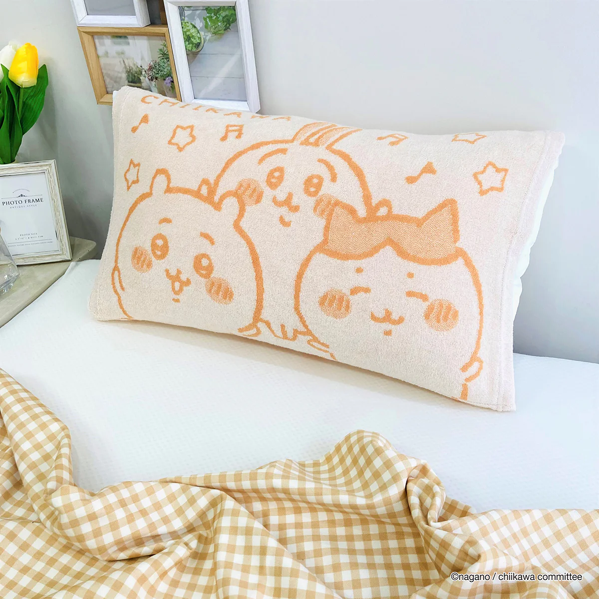 ちいかわ 抗菌防臭のびのび枕カバー - Image 2