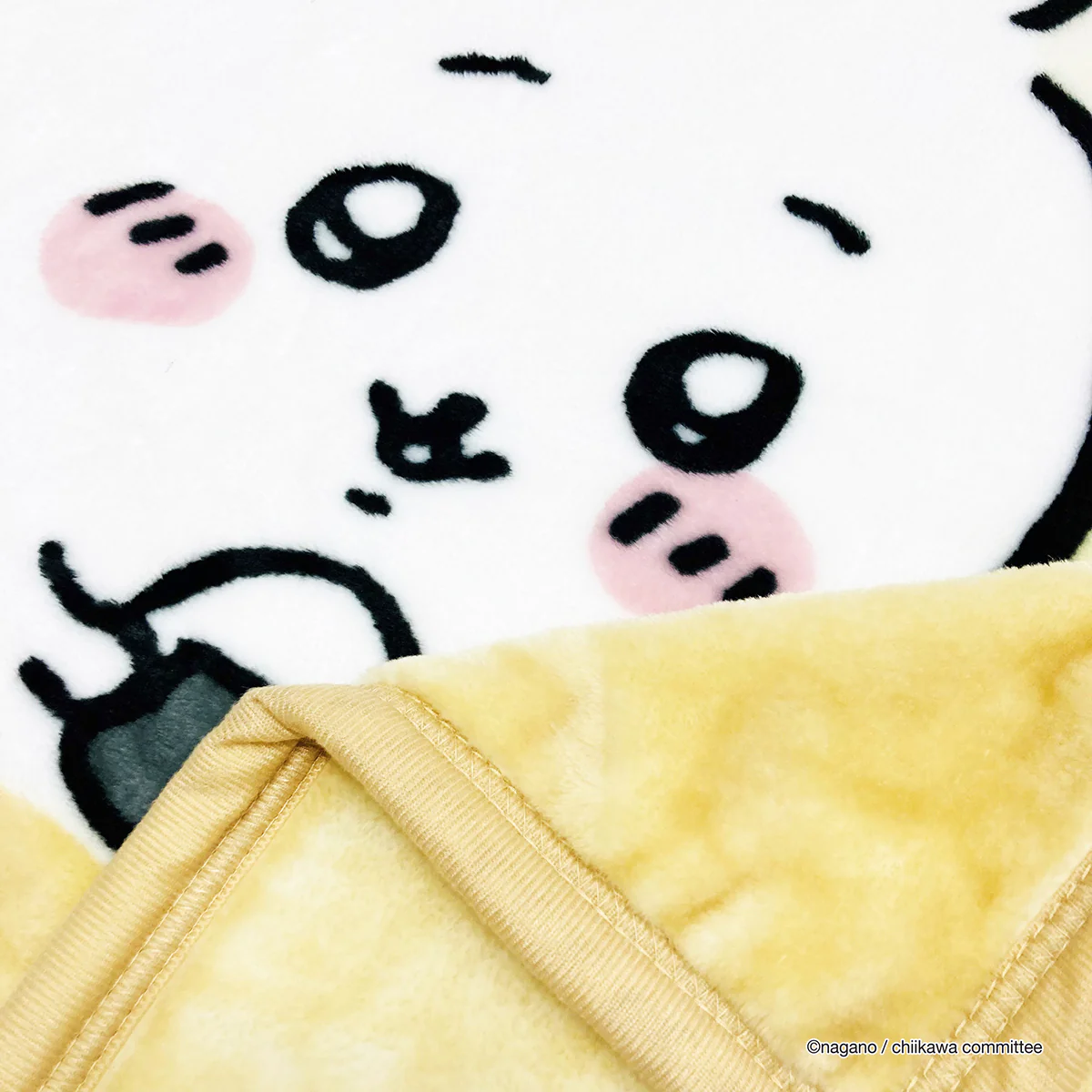 ちいかわ ジュニアサイズ毛布（おにぎりとパン） - Image 3