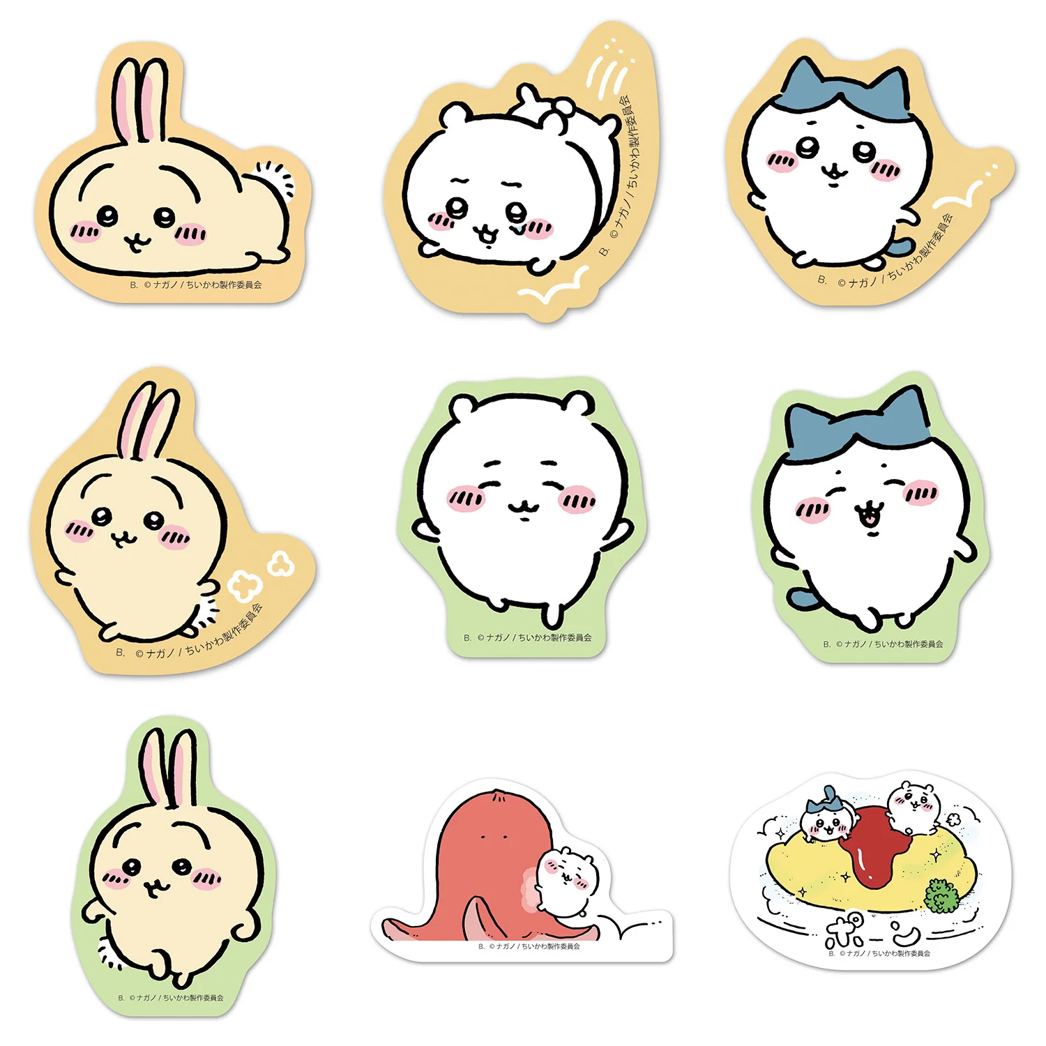 ちいかわ ダイカットステッカーセット2（全16種）1BOX 20パック入 - Image 6