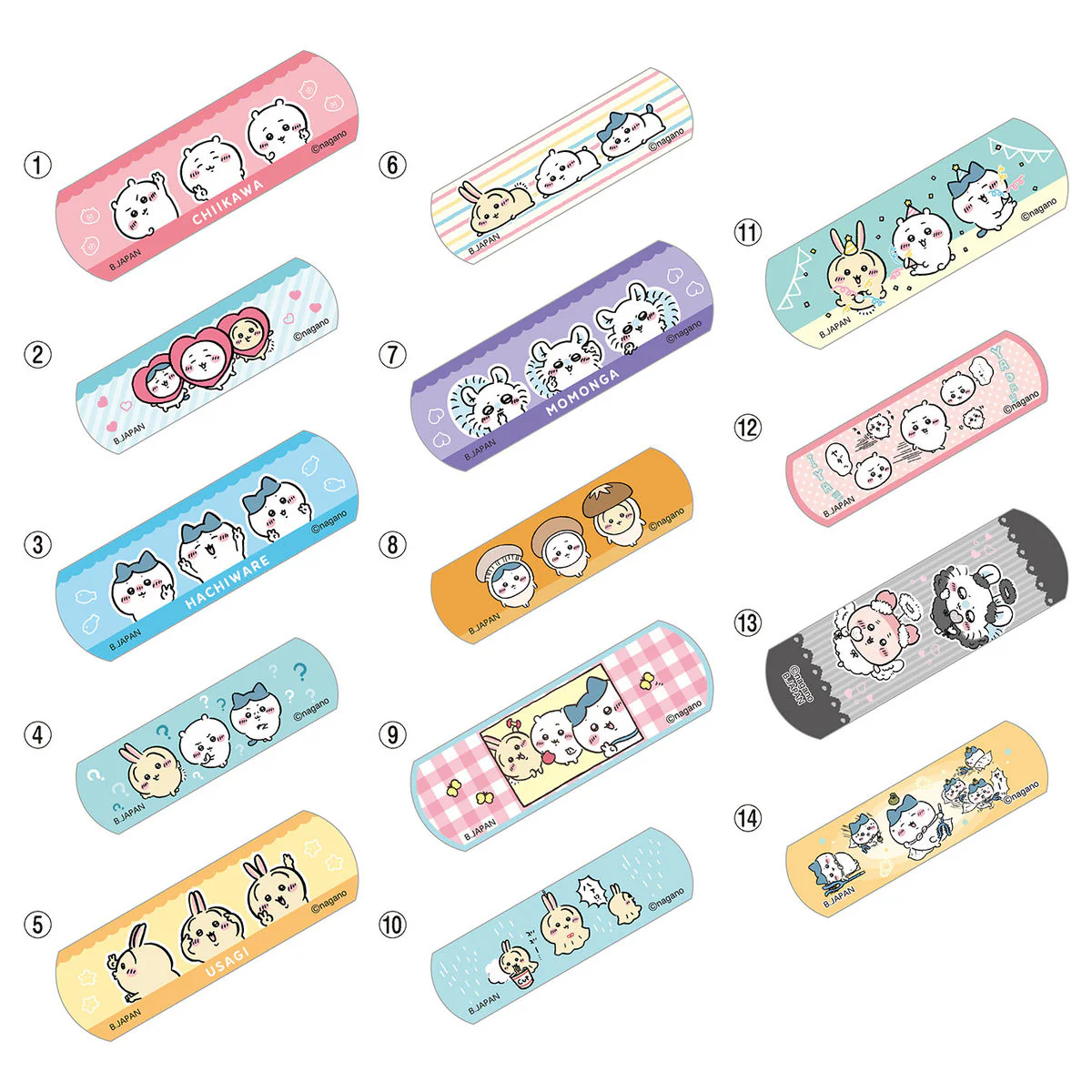 ちいかわ 救急ばんそうこう 18枚入 - Image 2