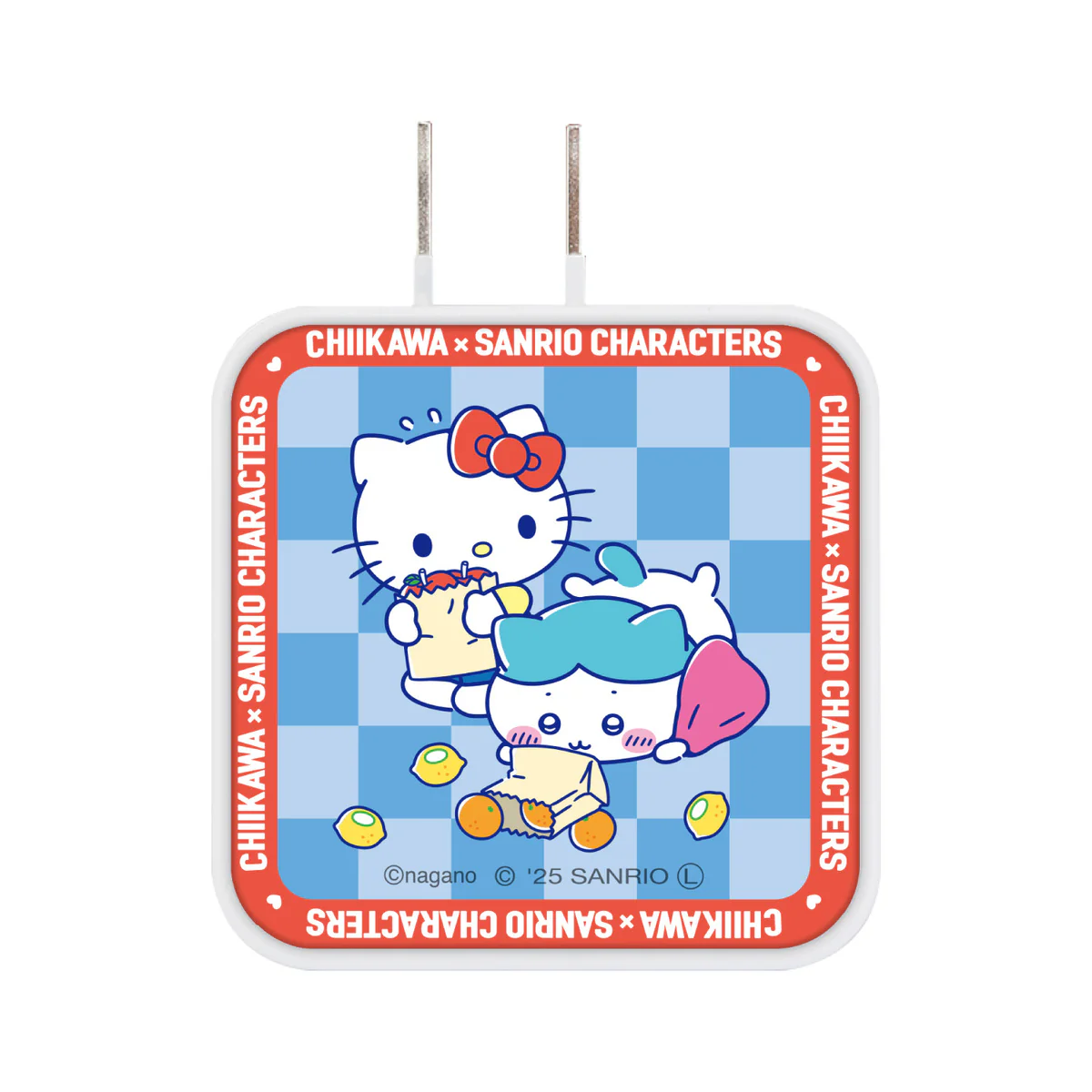 ちいかわ×サンリオキャラクターズ スーパーマーケットなUSB／USB Type-C ACアダプタ（ハチワレ＆ハローキティ） - Image 3