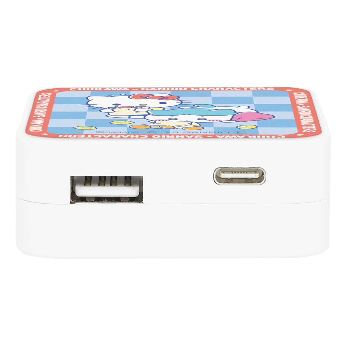 ちいかわ×サンリオキャラクターズ スーパーマーケットなUSB／USB Type-C ACアダプタ（ハチワレ＆ハローキティ） - Image 4