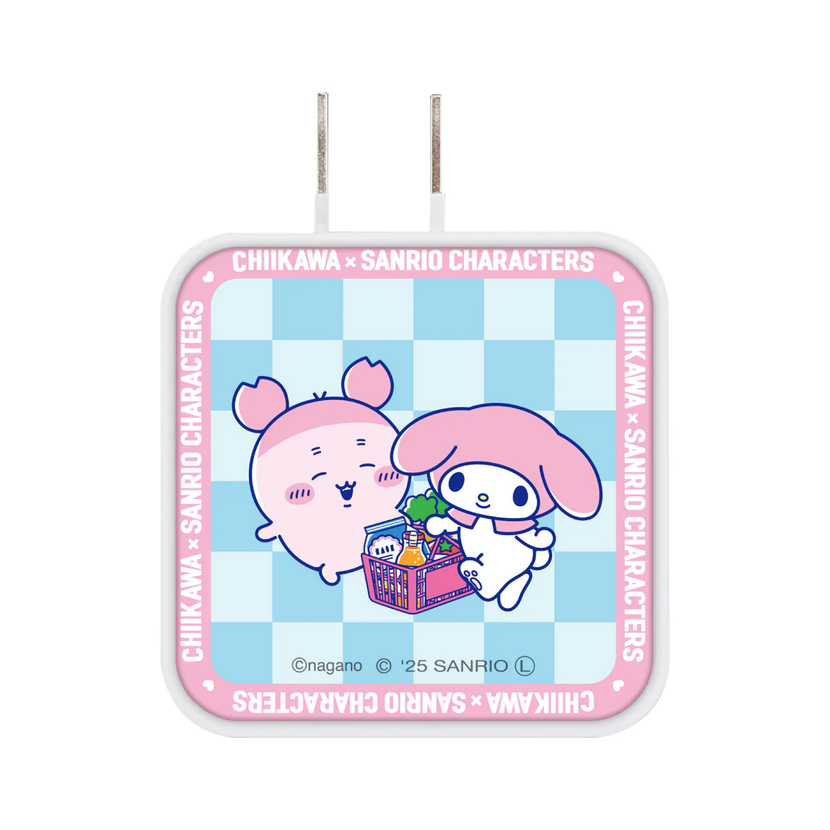ちいかわ×サンリオキャラクターズ スーパーマーケットなUSB/USB Type-C ACアダプタ(古本屋&マイメロディ)