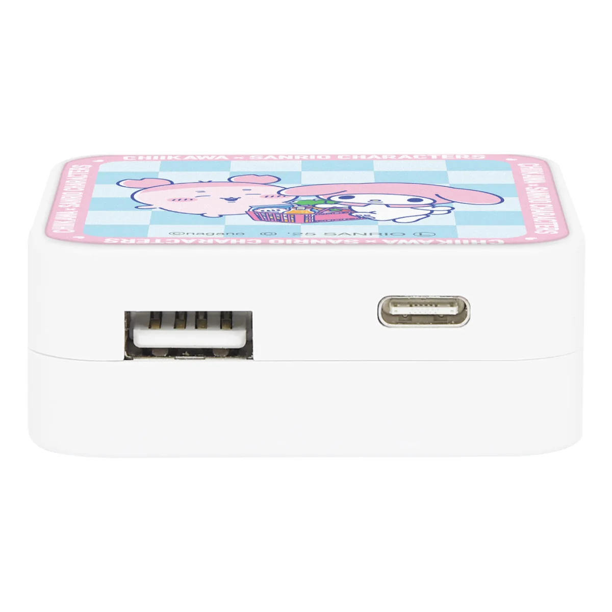 ちいかわ×サンリオキャラクターズ スーパーマーケットなUSB/USB Type-C ACアダプタ(古本屋&マイメロディ) - Image 4