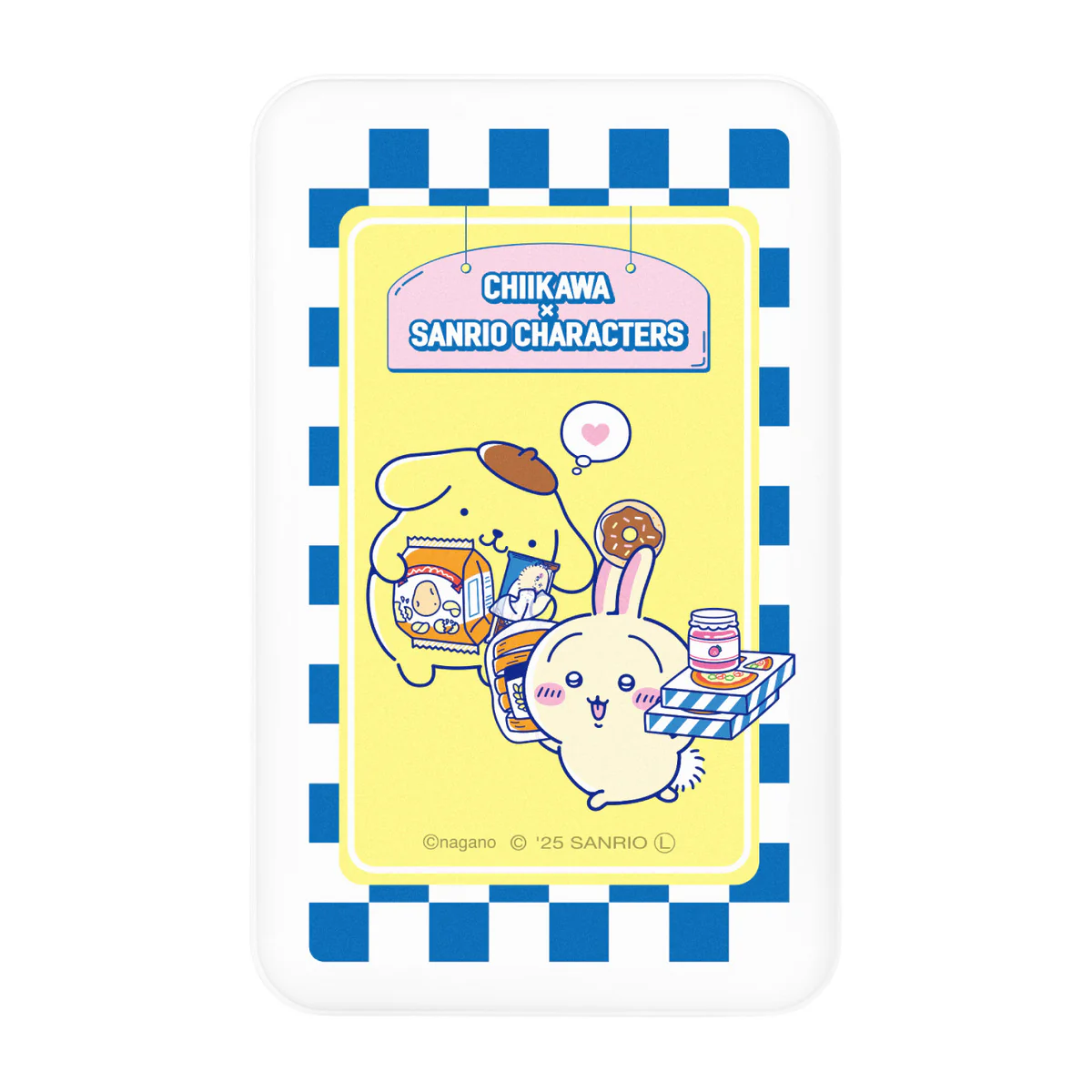 ちいかわ×サンリオキャラクターズ スーパーマーケットなMagSafe対応 ワイヤレスリチウム充電器 5000mAh（うさぎ＆ポムポムプリン） - Image 4