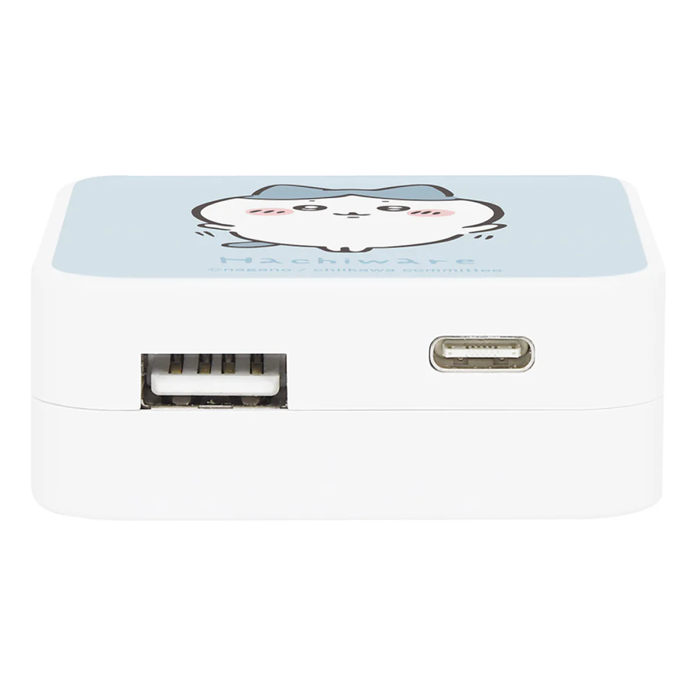 ちいかわ USB/USB Type-C ACアダプタ（ハチワレ） - Image 3