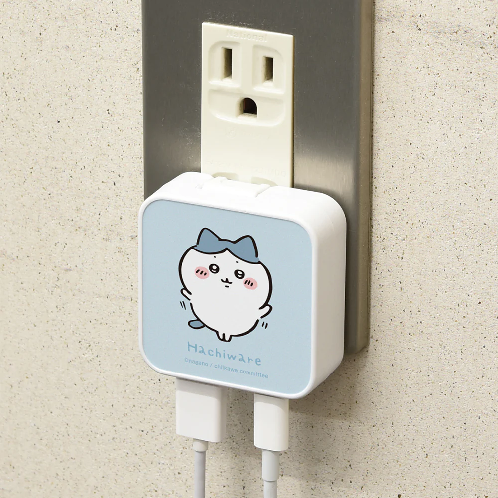 ちいかわ USB/USB Type-C ACアダプタ（ハチワレ） - Image 5