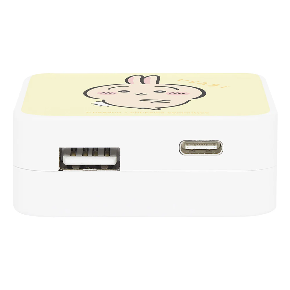 ちいかわ USB/USB Type-C ACアダプタ(うさぎ) - Image 3