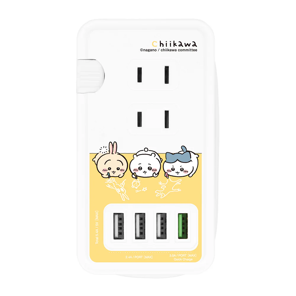 ちいかわ USBポート付きACタップ(集合)