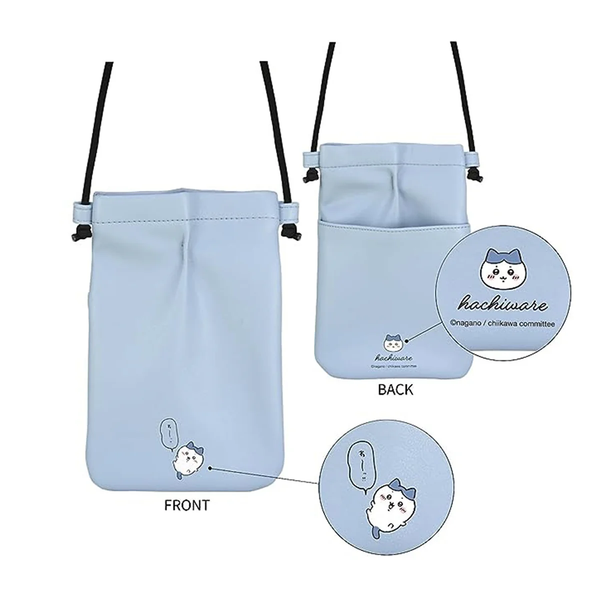 ちいかわ IIIIpocket スマートフォンポーチ（ハチワレ） - Image 2