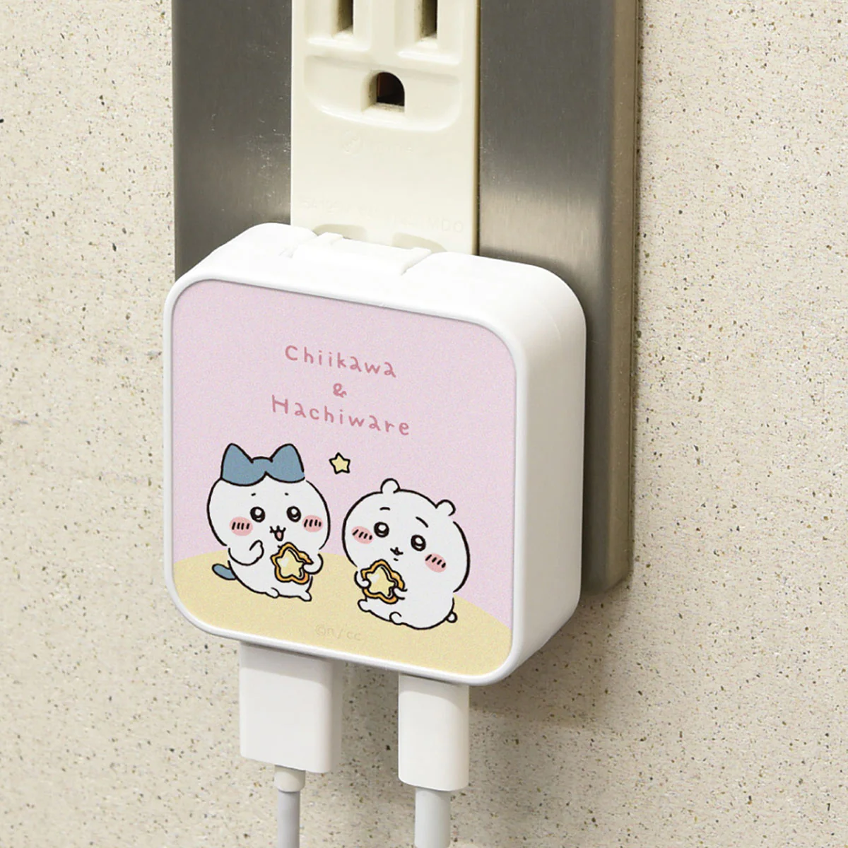 ちいかわ USB/USB Type-C ACアダプタ(ちいかわ&ハチワレ) - Image 2