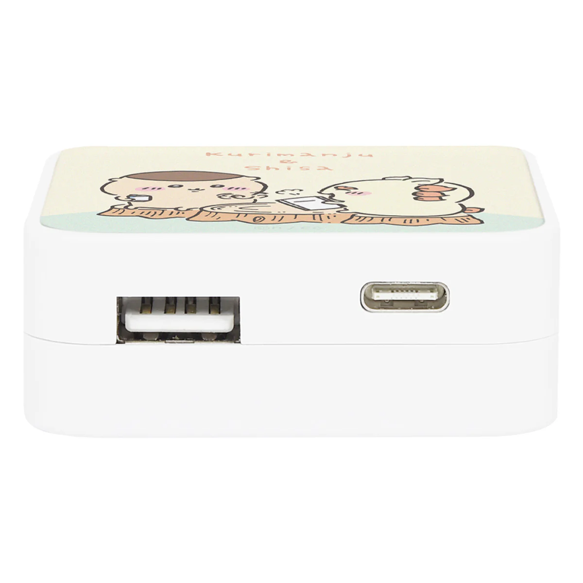 ちいかわ USB/USB Type-C ACアダプタ（くりまんじゅう＆シーサー） - Image 3