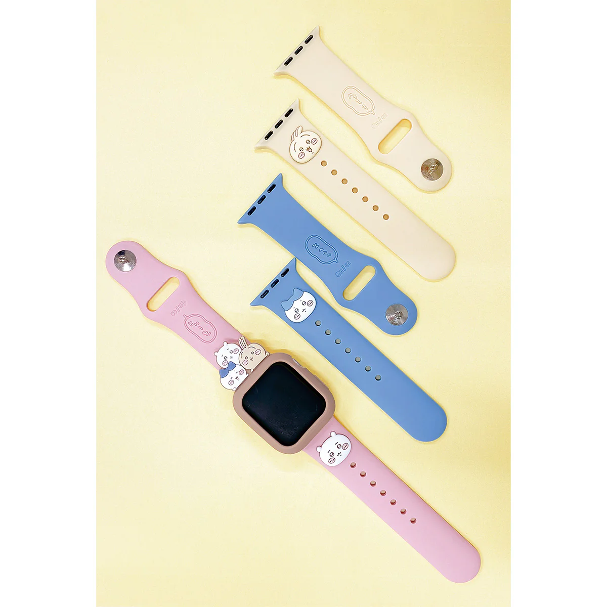 ちいかわ Apple Watch 41/40mm対応 シリコンケース（集合） - Image 2
