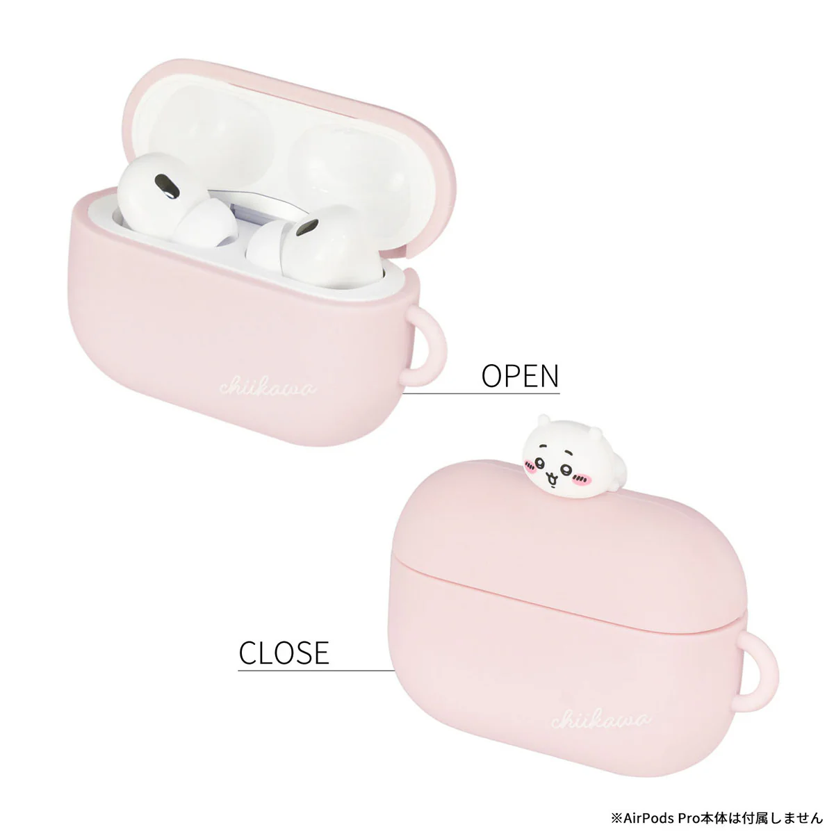 ちいかわ AirPods Pro（第2世代）/AirPods Pro対応 シリコンケース（ちいかわピンク） - Image 3