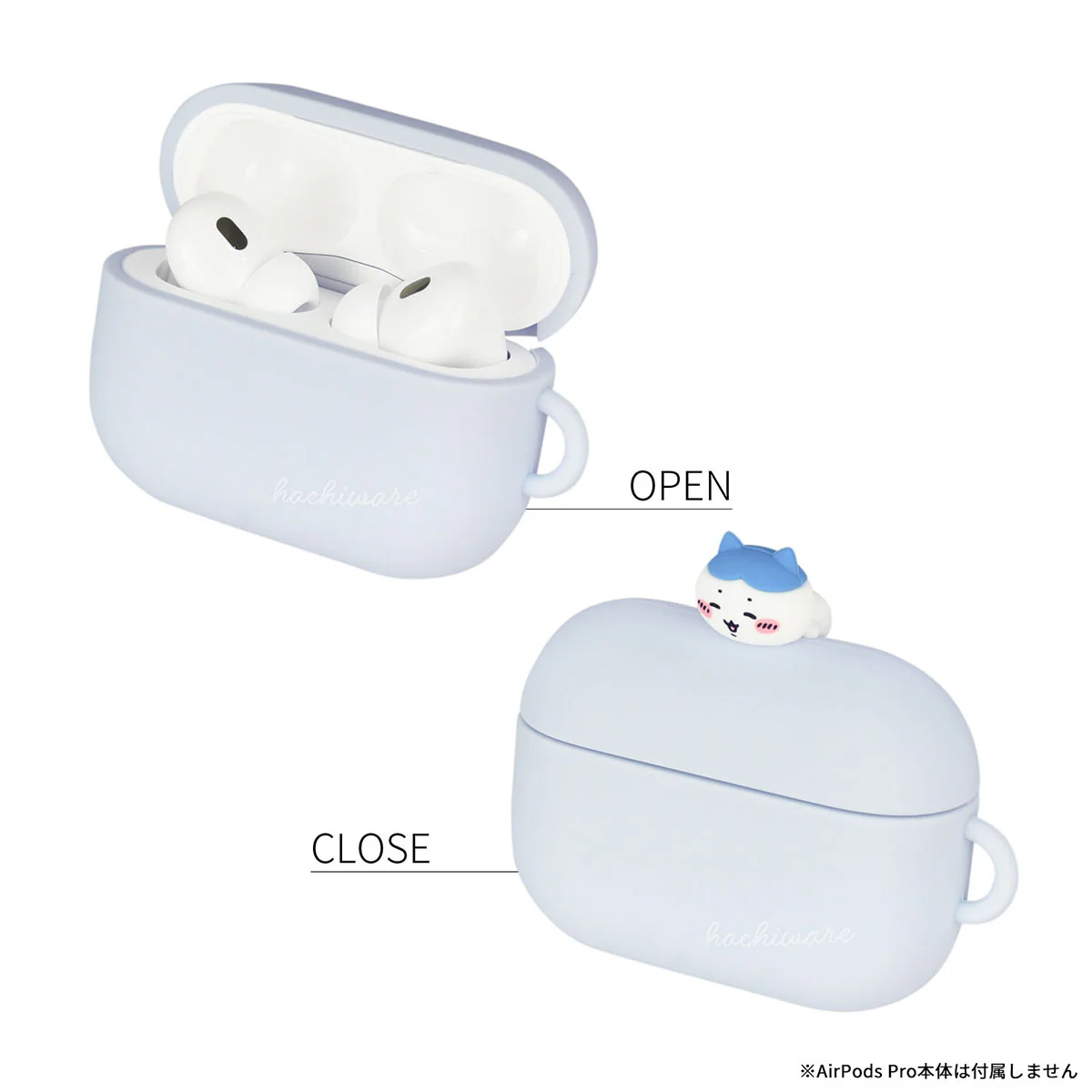 ちいかわ AirPods Pro（第2世代）/AirPods Pro対応 シリコンケース（ハチワレブルー） - Image 3